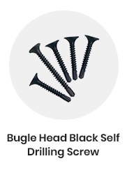 Bugle Head Black Self-Drilling Screw