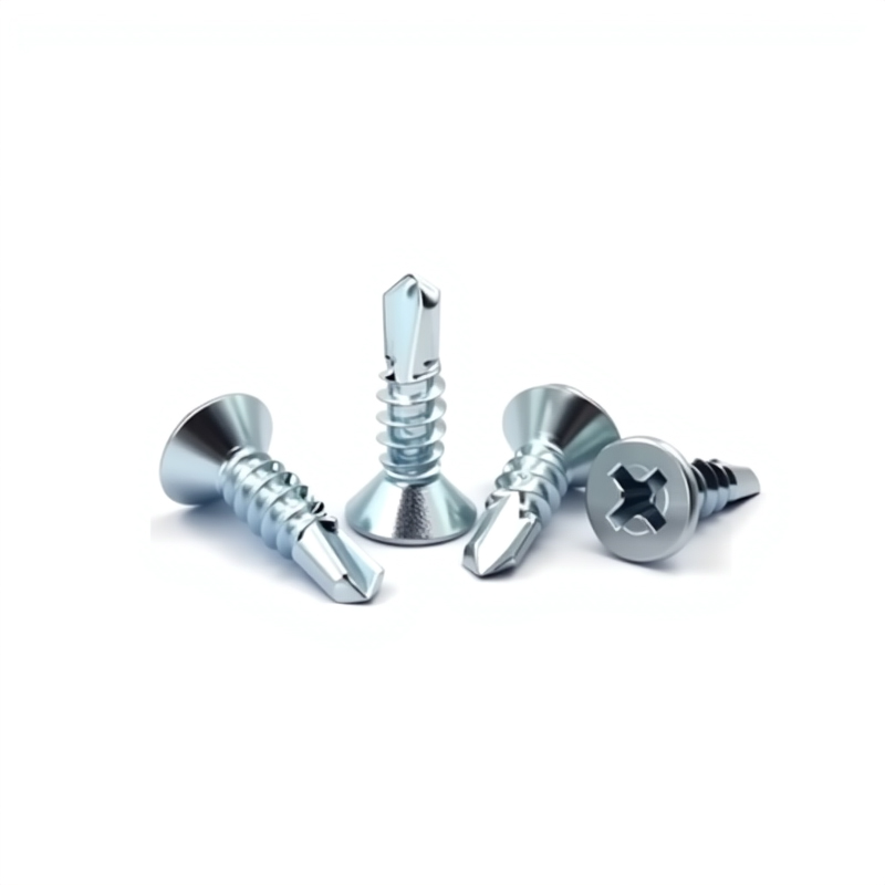 Wholesale Zinc-plated Flat Head Self-Drilling Screws