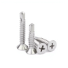 White Zinc Countersunk Head Self Drilling Screw for Metal