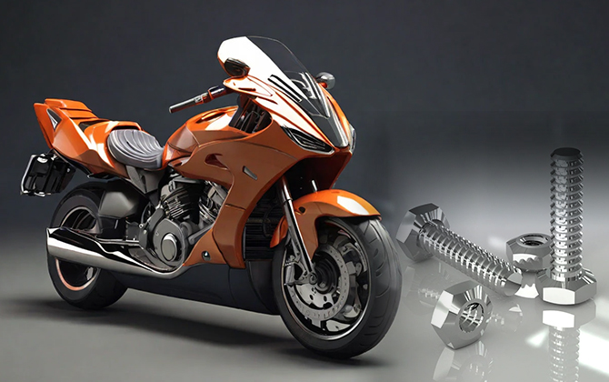 Motorcycles and bicycles