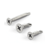 White Zinc Countersunk Head Self Drilling Screw for Metal