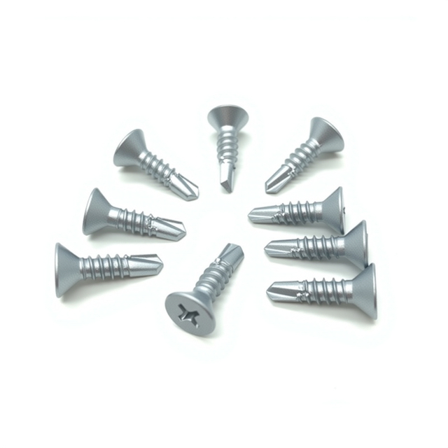 Wholesale Zinc-plated Flat Head Self-Drilling Screws