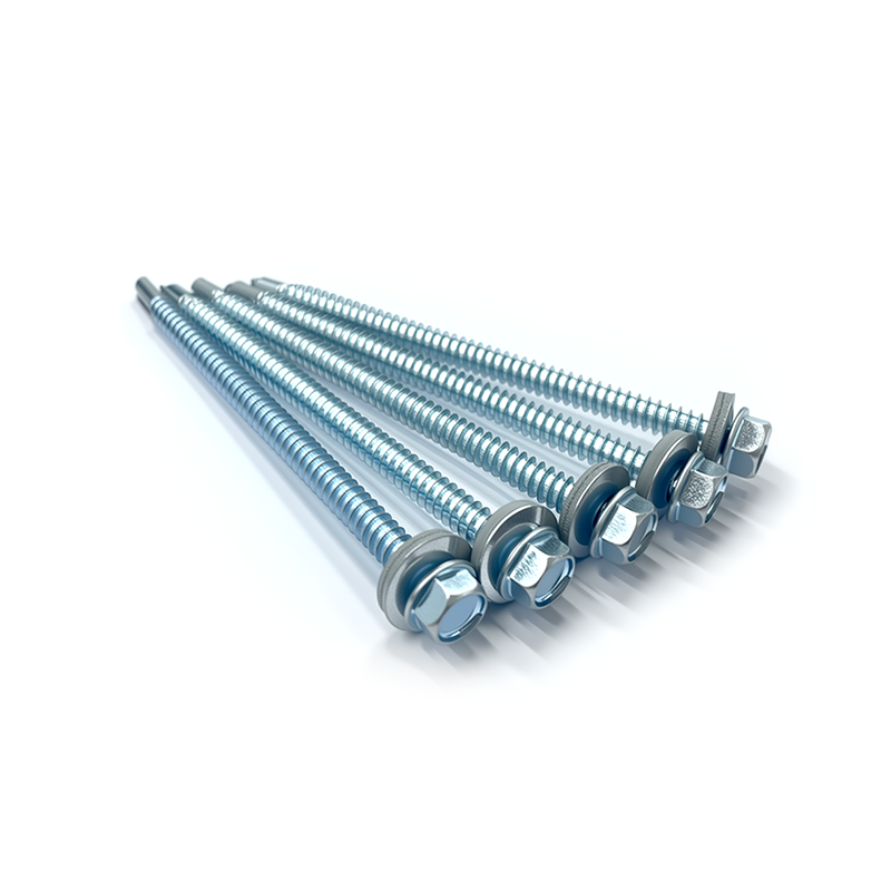 Metal Roofing Screws with Rubber Sealing Washer for Wood