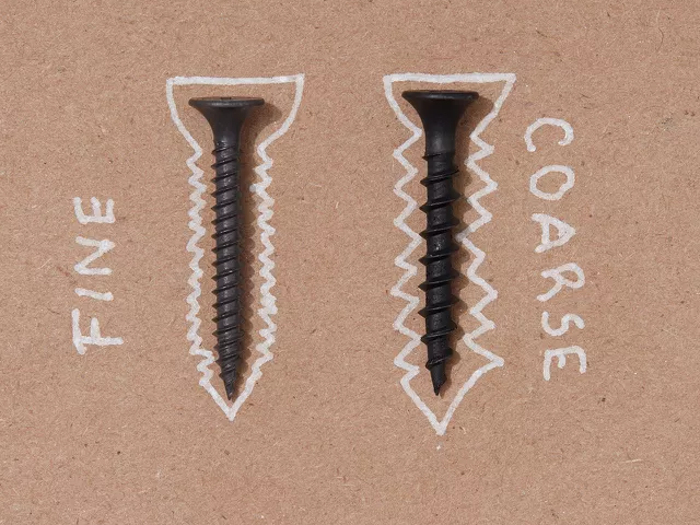 Drywall Screws: Fine Thread Or Coarse Thread?
