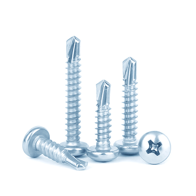 DIN7504K Pan Head Zinc Plated Self-Drilling Metal Screw
