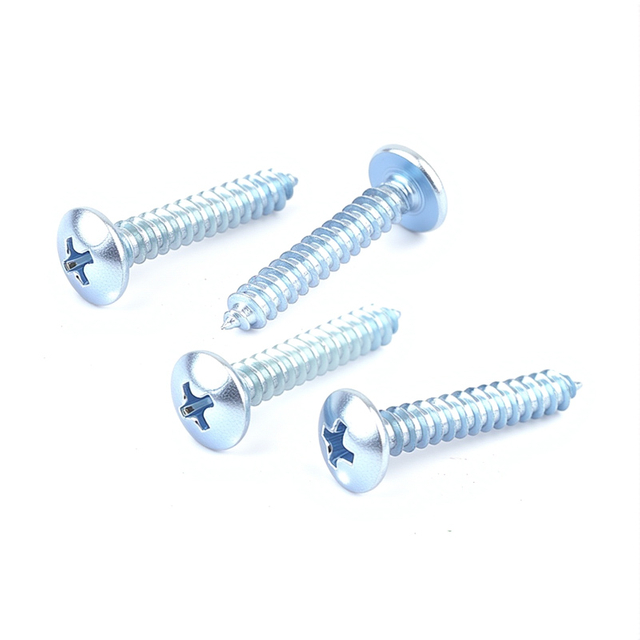 White Zinc Pan Head Self Tapping Screw Manufacturer